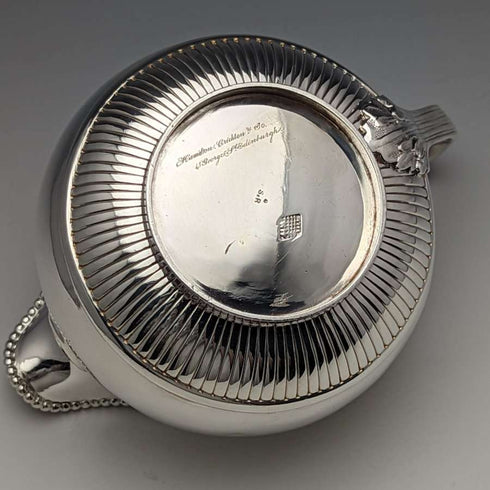 Around 1865 British antique silver plate cream jug