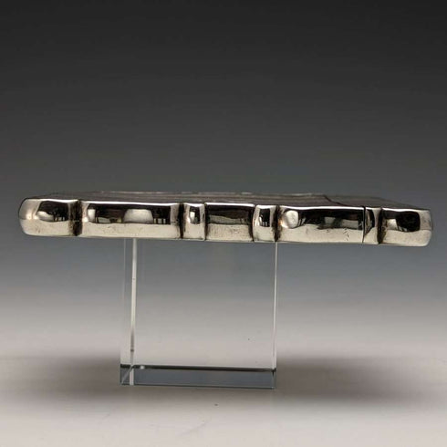 1847 British antique sterling silver card case 66g Edward Smith