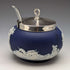 British Vintage Jasperware Sugar Pot William Adams