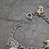 British vintage sterling silver charm bracelet 21g