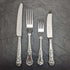 British vintage silver plate cutlery 7 pieces x2 set dead stock