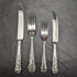 British vintage silver plate cutlery 7 pieces x2 set dead stock