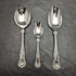 British vintage silver plate cutlery 7 pieces x2 set dead stock