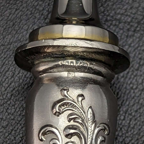 Early 20th Century German Antique Serving Cutlery 800 Silver Handle