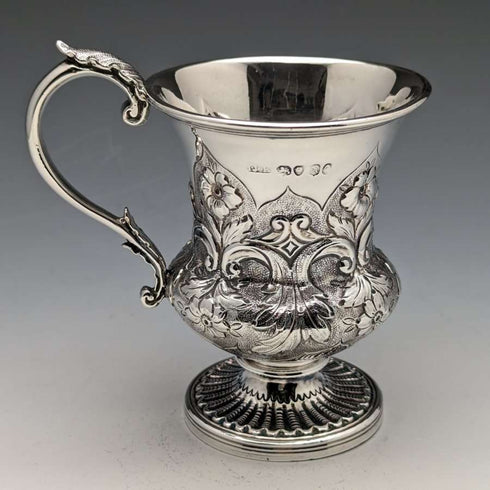1836年 英国アンティーク 純銀製マグカップ 115g John James Keith