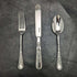 Around 1890 British Antique Silver Plated Crisling Cutlery Set in Case
