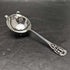 Colador de té de plata esterlina, antigüedad británica de 1917