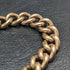 Cadena Albert doble de oro laminado, antigüedad británica, 46g, sin dije