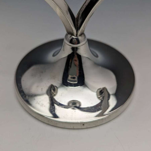 British Vintage Silver Plated 3 Burner Candle Stand Candelabra