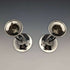 British vintage silver plate candle stand candlestick pair