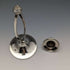 British vintage silver plate candle stand candlestick pair