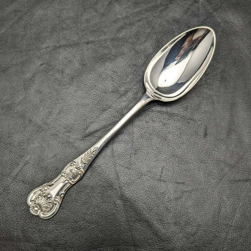 English antique silver plate dinner spoon x6