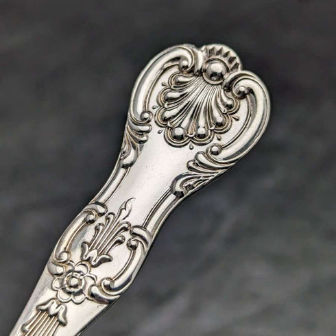 English antique silver plate dinner spoon x6