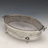 Mantequera vintage inglesa de 1926, de plata de ley con interior de cristal, 163 g, Walker & Hall