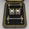 Around 1915 British Antique Silver Plated Napkin Ring & Knife Rest Pair Boxed