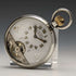 【Reacondicionado】Reloj de bolsillo antiguo Hebdomas de 8 días de cuerda de 1918, caja de plata pura