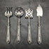 French antique sterling silver handle hors d'oeuvre cutlery set in case