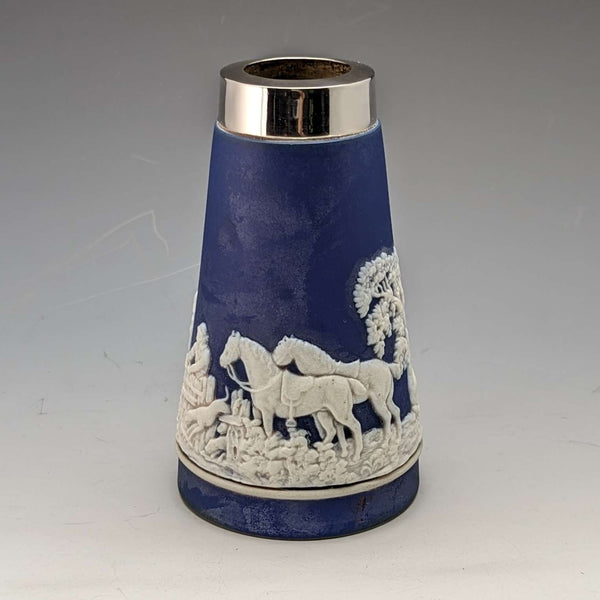 英國復古 Jasperware 花瓶/花瓶 William Adams
