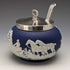 British Vintage Jasperware Sugar Pot William Adams