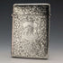 Tarjetero de plata de ley, antiguo, británico, año 1900, 79 g, Henry Pope