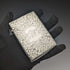 Tarjetero de plata de ley, antiguo, británico, año 1900, 79 g, Henry Pope