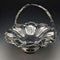 British Antique Silver Plate Large Basket Operating Handle 836g