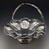 British Antique Silver Plate Large Basket Operating Handle 836g