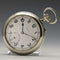 Reloj de bolsillo Longines antiguo de alrededor de 1921, chapado en plata, esfera abierta, en buen estado de funcionamiento