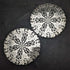 British vintage silver plate teapot stand pair
