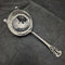 Colador de té de plata esterlina, antigüedad británica de 1917