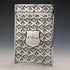 1830 British antique sterling silver card case Edinburgh JR