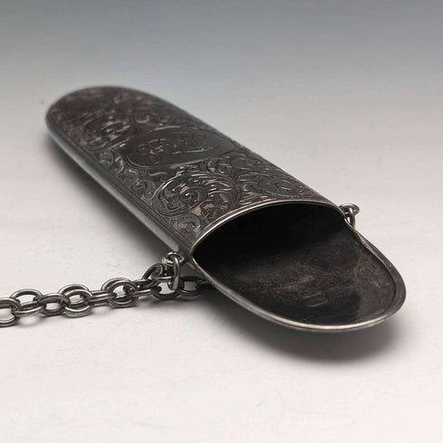 1900 年英國古董純銀 Chatelaine 錶殼 George Unite
