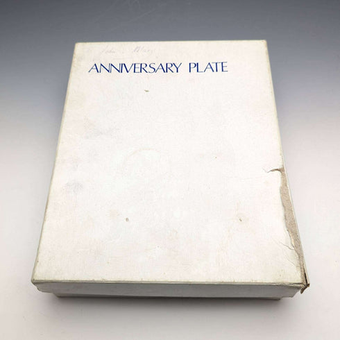 British Vintage Silver Plated Table Mat Set of 4 Paper Boxed