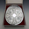British Vintage Silver Plated Table Mat Set of 4 Paper Boxed