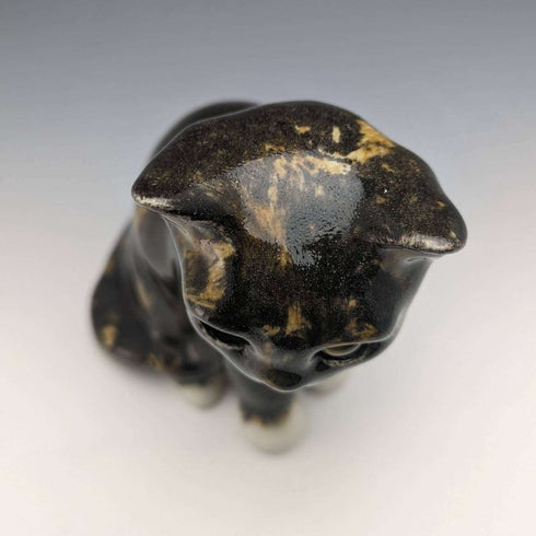 Figurilla de cerámica de gato carey Winstanley Kensington, Reino Unido (tamaño 2)