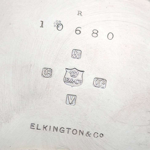 1881年 英国古董镀银茶壶 580g Elkington