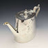 Tetera de plata antigua inglesa de la década de 1870, forma de tambor, chapada en plata, 669 g