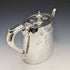 Tetera de plata antigua inglesa de la década de 1870, forma de tambor, chapada en plata, 669 g