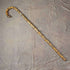 1909 British Antique Men's Walking Stick Thick Bamboo Shaft 84cm