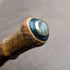 1909 British Antique Men's Walking Stick Thick Bamboo Shaft 84cm