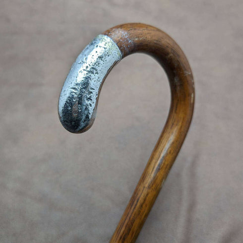 1928년 영국 빈티지 신사용 스테이키 지팡이 커브 핸들 78cm