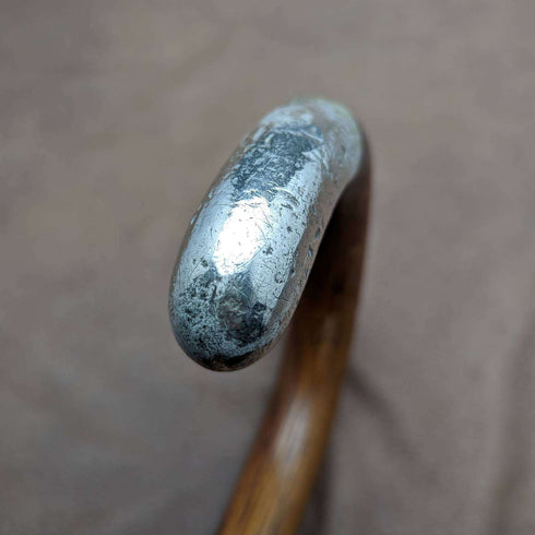 1928년 영국 빈티지 신사용 스테이키 지팡이 커브 핸들 78cm