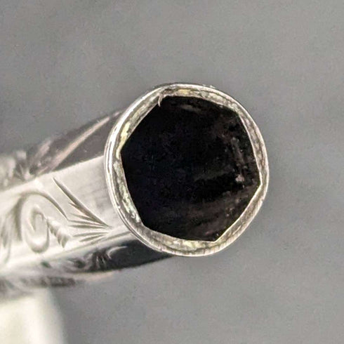 1919 Portaplumas de plata esterlina antigua británica FRANCIS WEBB