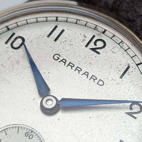 Reloj de caballero vintage británico de 1954, marca Garrard, caja de oro macizo de 9 quilates, en buen estado de funcionamiento