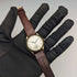 Reloj de caballero vintage británico de 1954, marca Garrard, caja de oro macizo de 9 quilates, en buen estado de funcionamiento