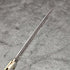 1924 British Antique White Pearl Shell Handle Pure Silver Engraved Blade Folding Pen Knife