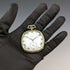 Reloj de bolsillo antiguo Illinois Burlington de 1923, caja chapada en oro, 21 rubíes, en buen estado de funcionamiento