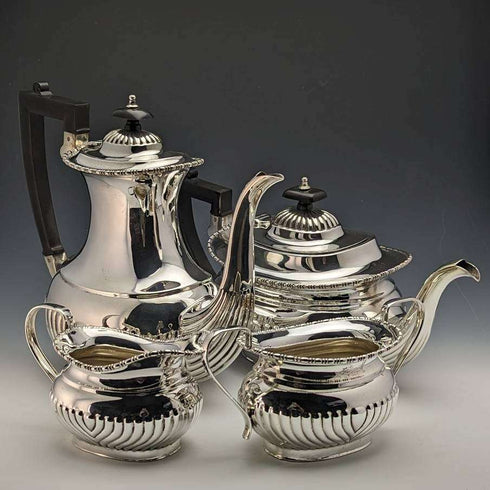 英国古董镀银茶具四件套 CSC Ltd