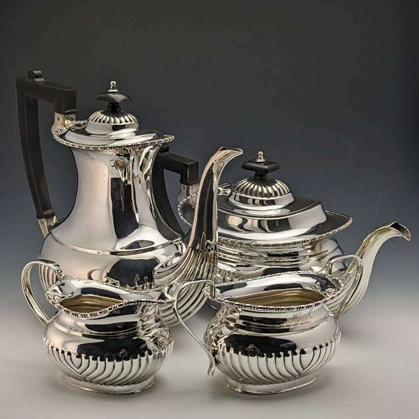英国古董镀银茶具四件套 CSC Ltd
