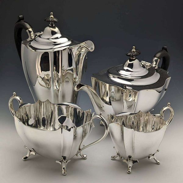 1906年 英国古董镀银茶具四件套 George Gordon